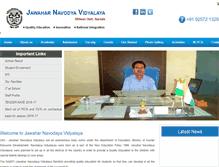 Tablet Screenshot of jnvbarnala.org.in